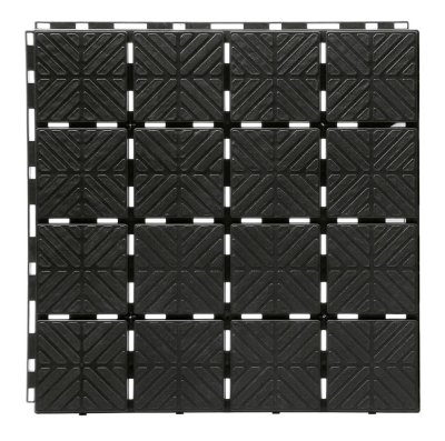 Dlaždice zahradní EASY SQUARE 40x40cm - 1,5m2 - barva: černá