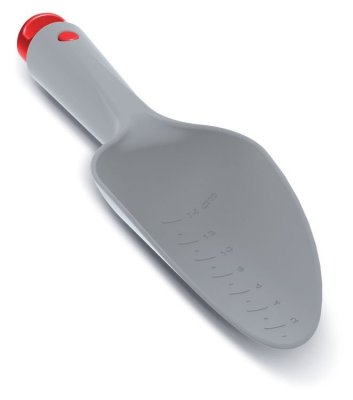 Zahradní lopatka R SCOOP 2 PLUS 30,7 cm (odolný ABS plast) - barva: šedá