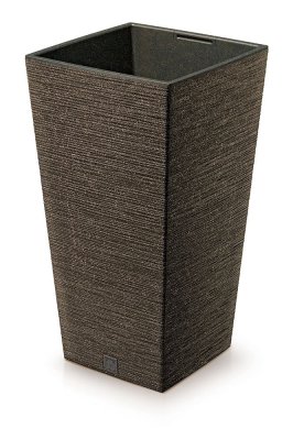 Květináč FURU SQUARE ECO WOOD 20 cm - barva: káva ECO