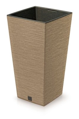 Květináč FURU SQUARE ECO WOOD 39,5 cm - barva: naturo ECO