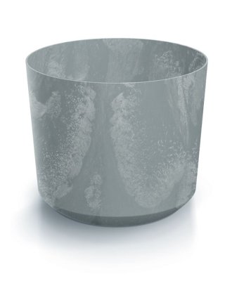 Květináč TUBO BETON EFFECT 10,8 cm - barva: šedá