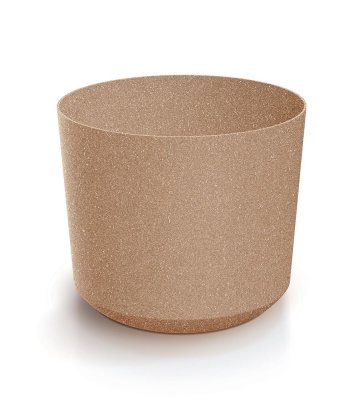 Květináč TUBO ECO WOOD 10,8 cm - barva: naturo ECO