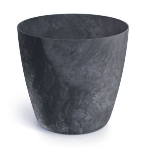 Květináč MATE BETON EFFECT 34 cm - barva: antracit