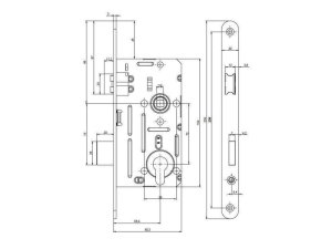 Zámek 190/140/20 N FAB-72/80 L Bal.25ks