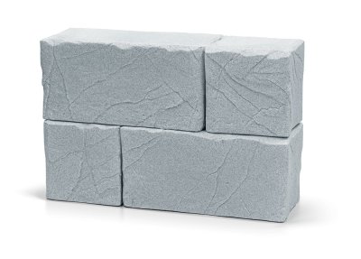 Nádrž na dešťovou vodu STONE BLOCK 270L - barva: studená šedá