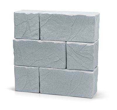 Nádrž na dešťovou vodu STONE BLOCK 400L - barva: studená šedá