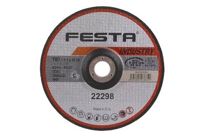 Kotouč brusný FESTA INDUSTRY na kov 180x6.5x22.2mm